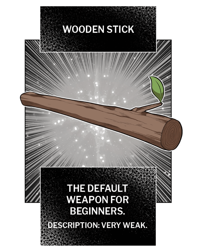 99 reinforced wooden stick