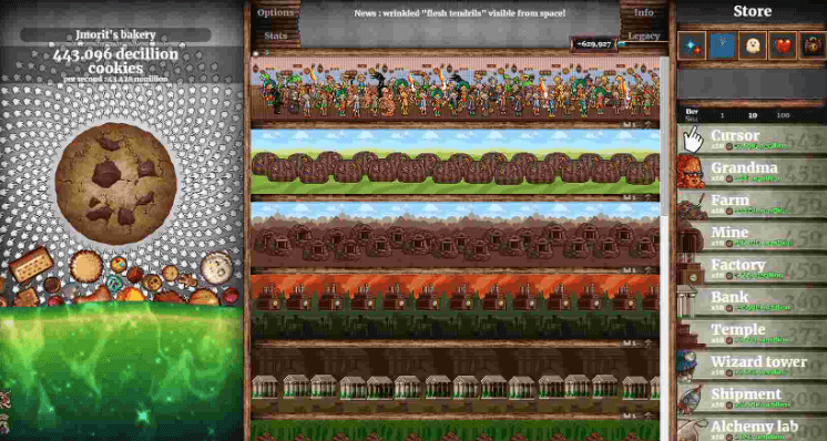 Cookie Clicker Unblocked 76, 66, 77 at School (Play Here