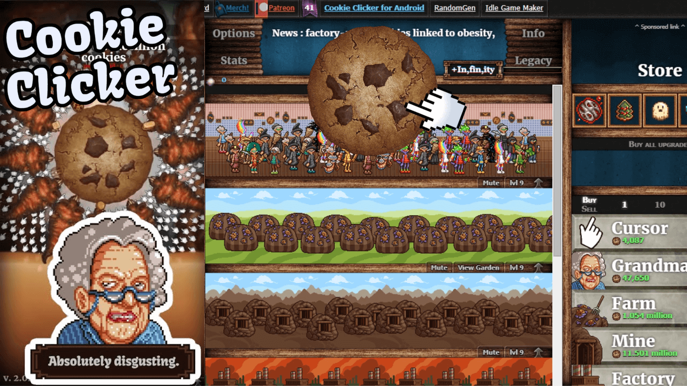 Cookie Clicker Unblocked 67 Games to Play - MOBSEAR Gallery