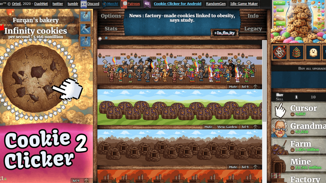 Cookie Clicker Unblocked 67 Games to Play - MOBSEAR Gallery