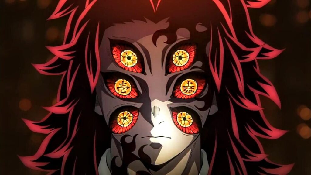 Kokushibo Wallpaper with Six eyes