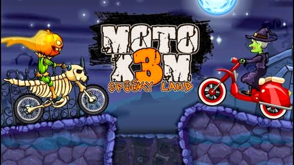 Moto X3M Spooky Land Unblocked Games