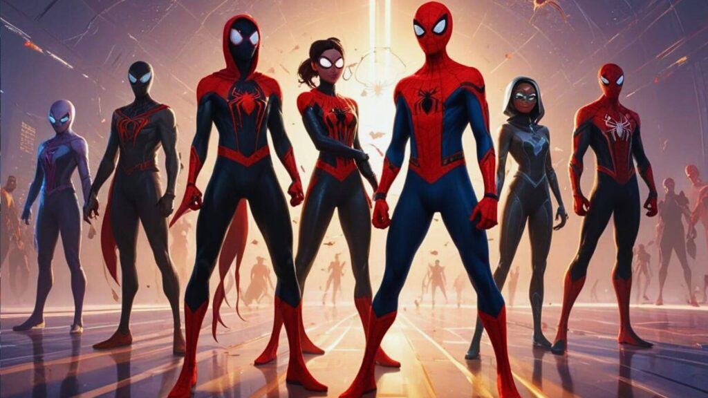 spider verse wallpaper