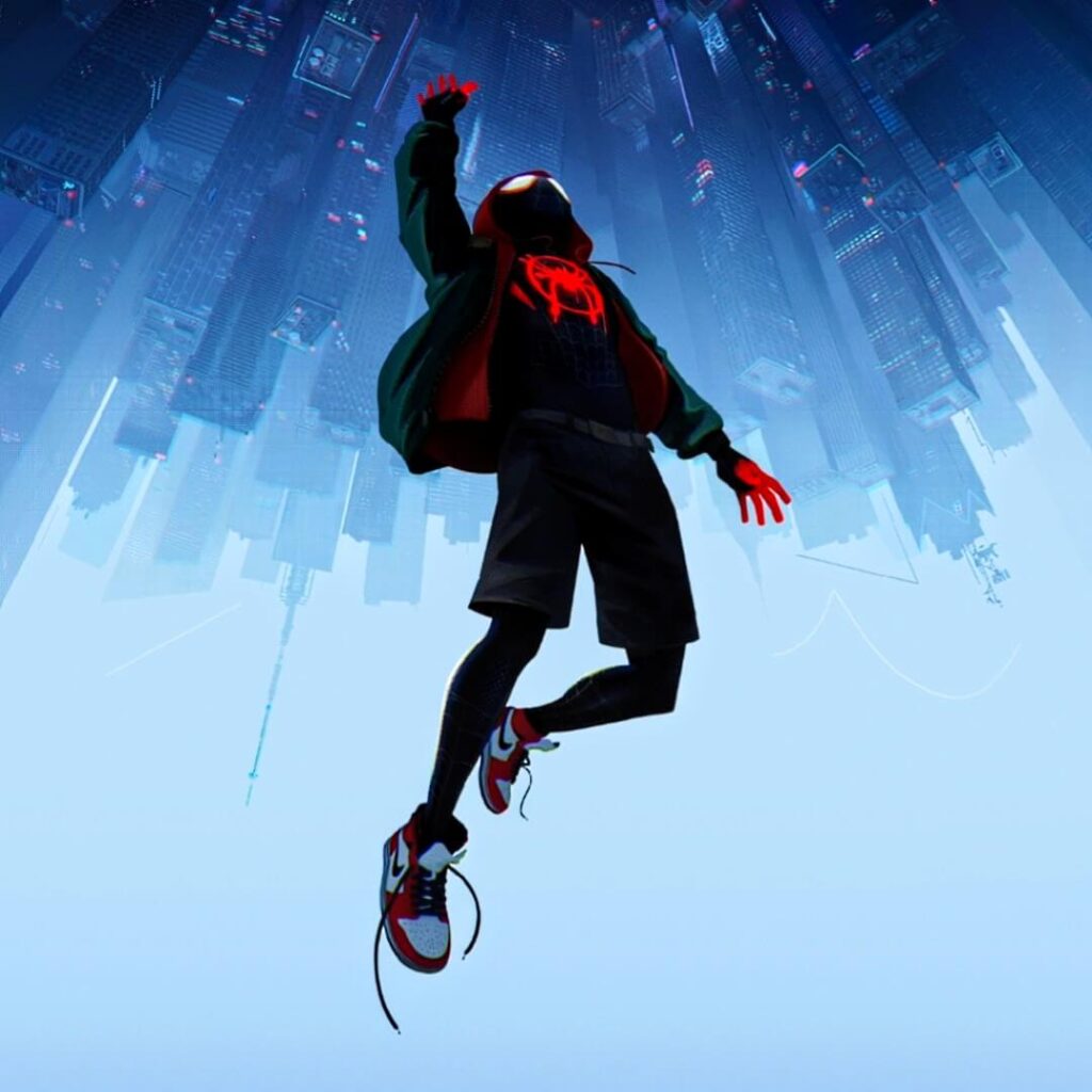 Miles Morales Falling wallpaper PC