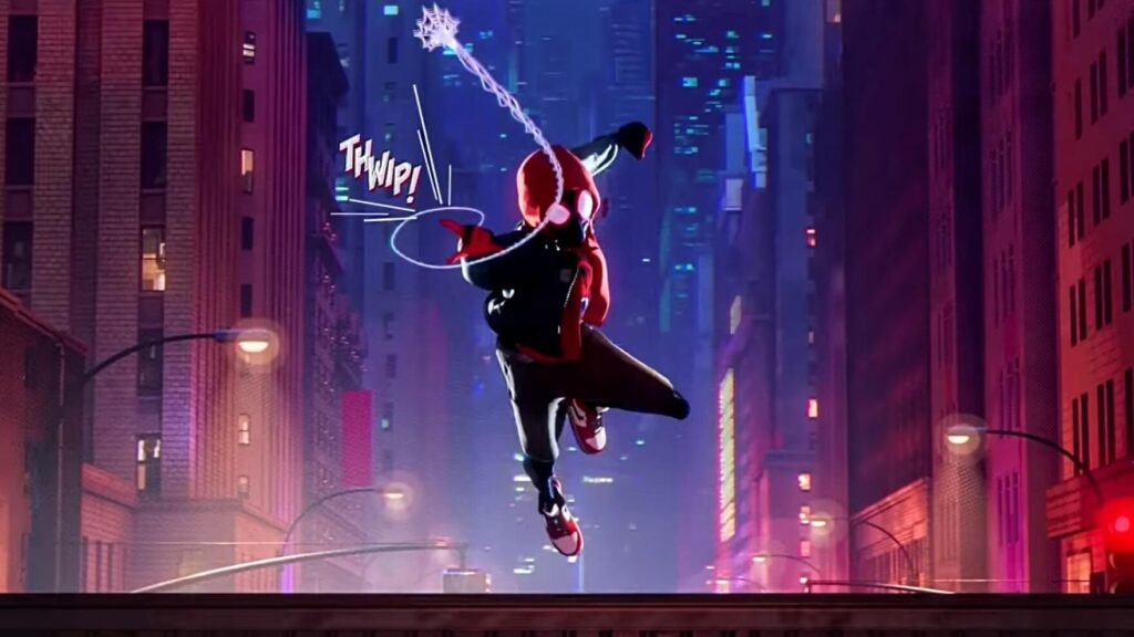 Miles Morales swing wallpaper