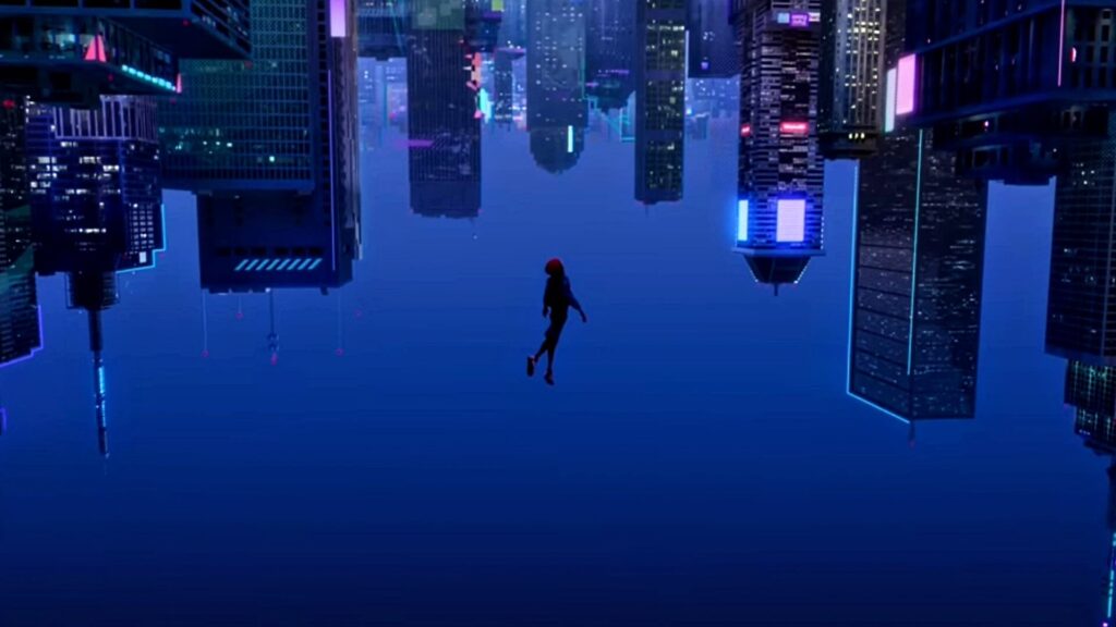 Miles Morales fall down wallpaper