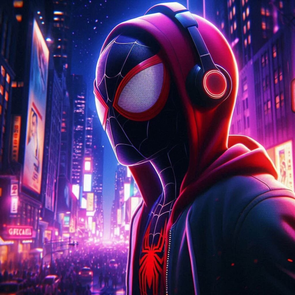 Miles Morales spider verse wallpaper