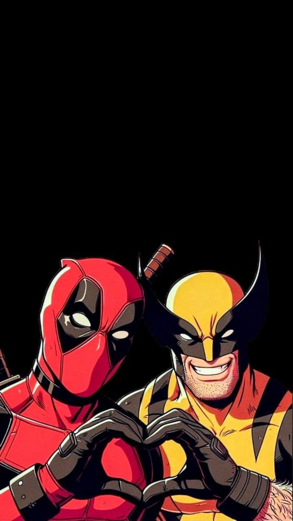 Deadpool and Wolverine iPhone Wallpaper