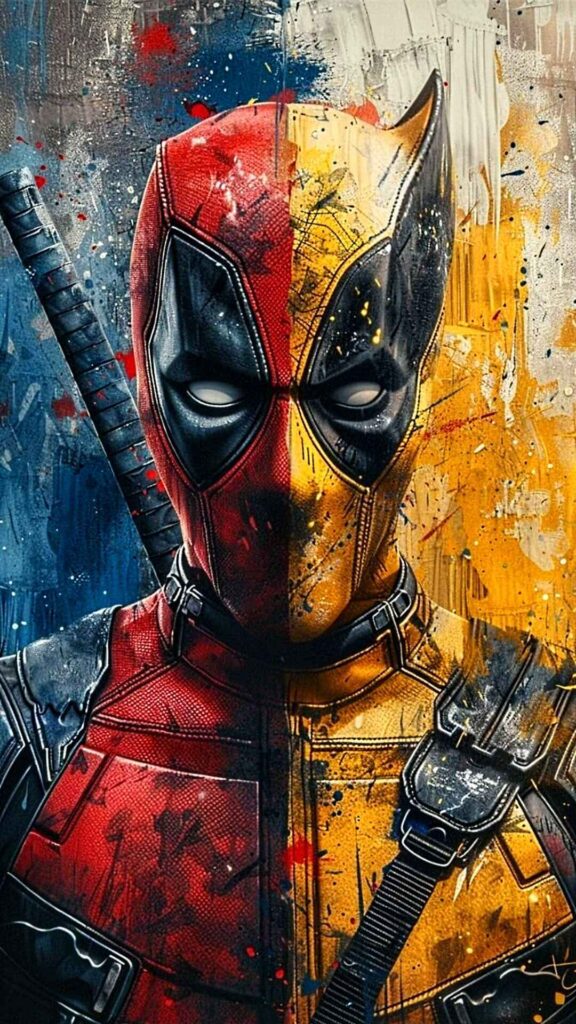 Deadpool and Wolverine Wallpaper 4K iPhone