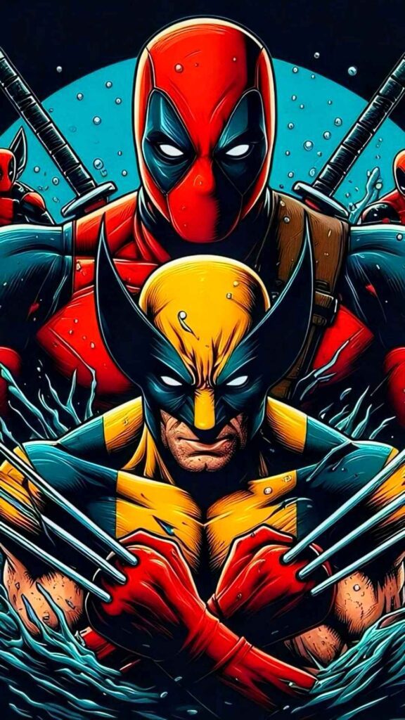 Deadpool and Wolverine poster wallpaper