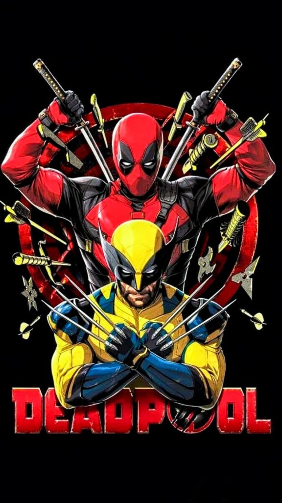 Deadpool and Wolverine Poster Wallpaper for mobile