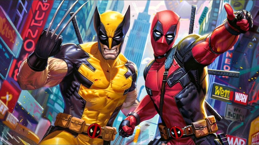 Fanart Deadpool and Wolverine Wallpaper