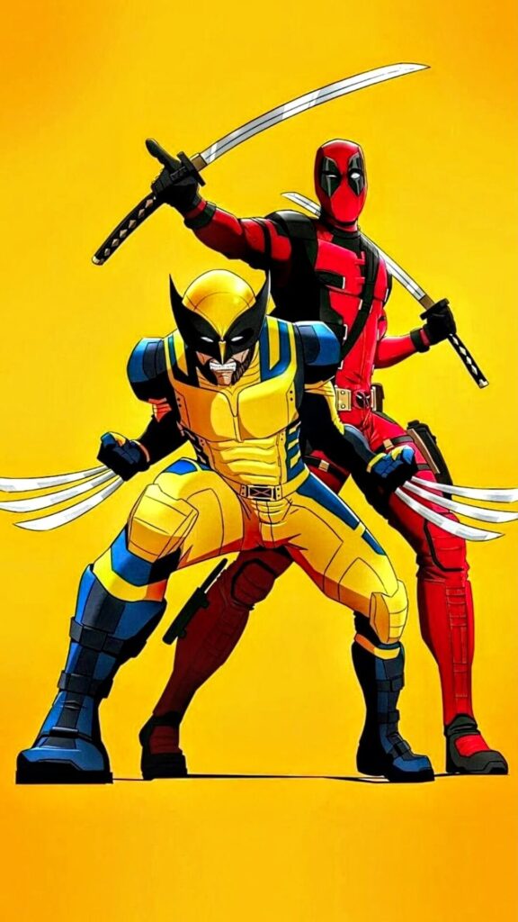 Deadpool & Wolverine Phone Wallpaper