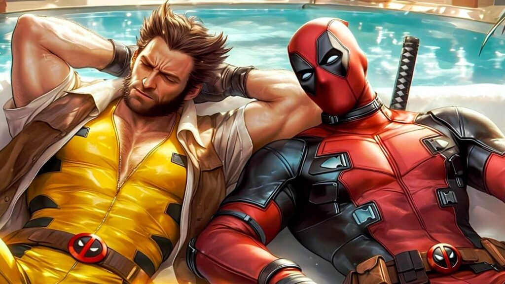 Deadpool and Wolverine Fanart Wallpaper