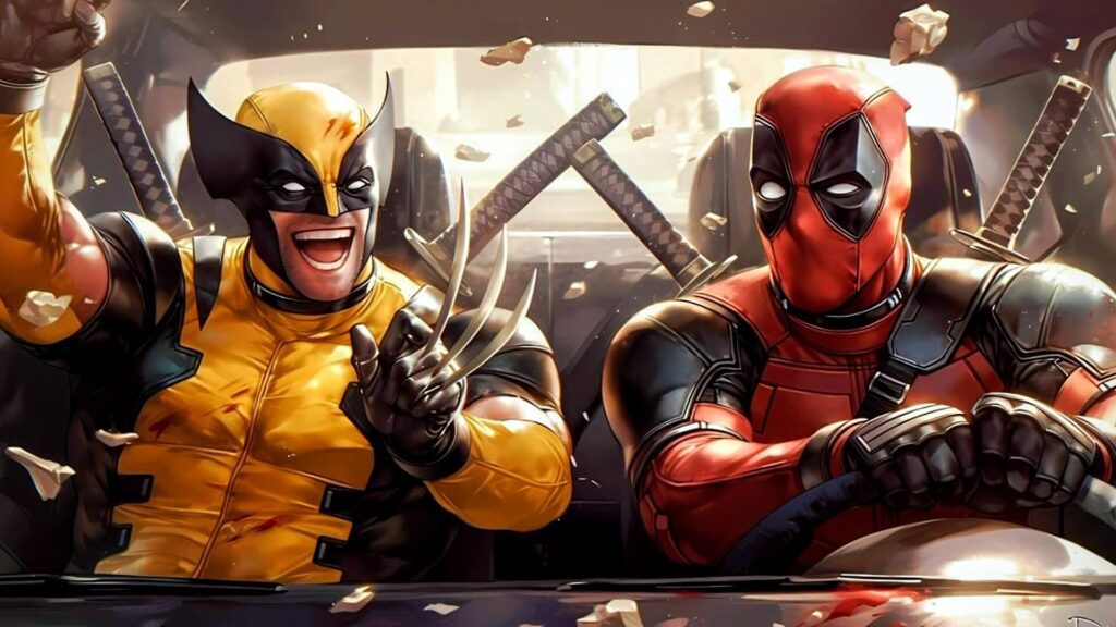 Fanart Deadpool and Wolverine PC Wallpaper HD