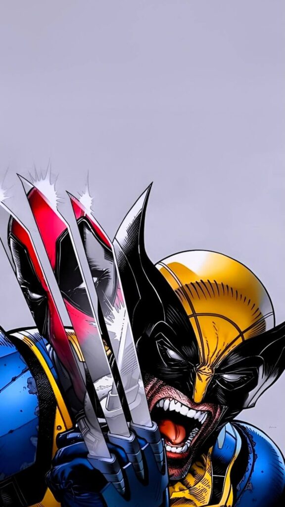 Deadpool and Wolverine Phone Wallpaper