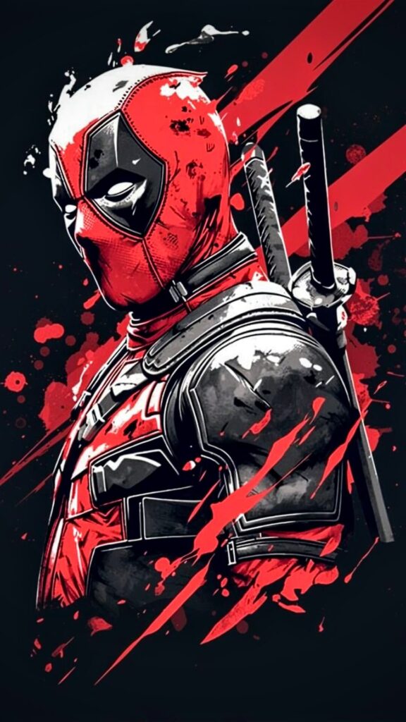 deadpool iPhone wallpaper 4K