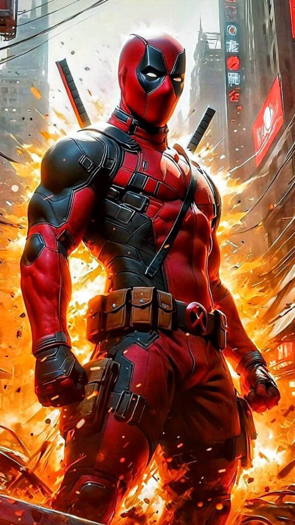 Deadpool Wallpaper 4K Phone