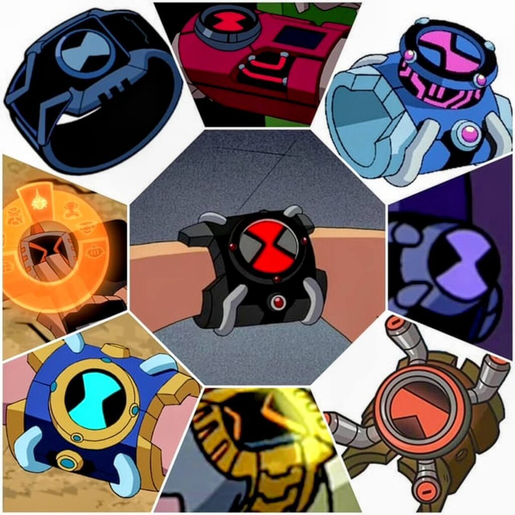 Different Types of Ben 10 Omnitrix