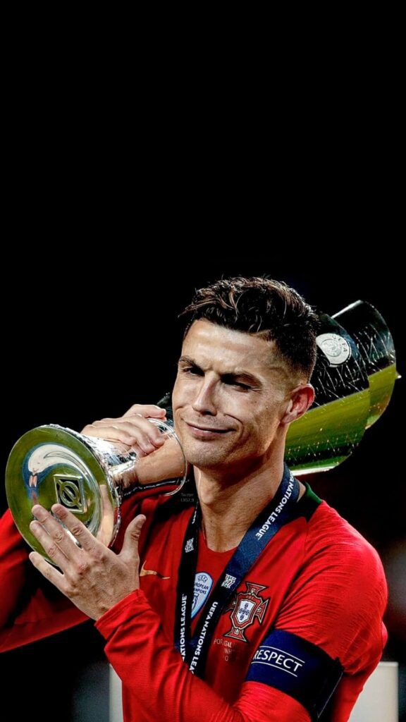 Cristiano Ronaldo Trophy Wallpaper