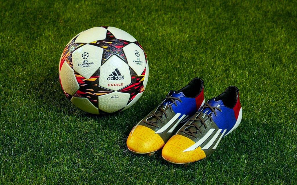 Champions League Football and Boot Wallpaper