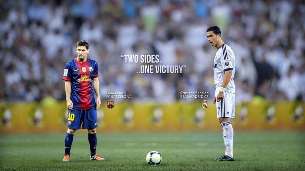Messi and Ronaldo Football Player Wallpaper