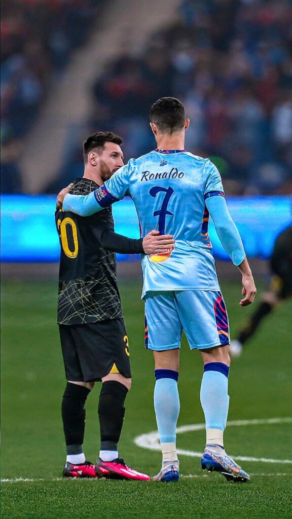 Messi and Ronaldo Wallpaper