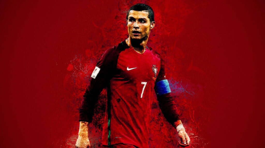 Cristiano Ronaldo Wallpaper 4K illustration