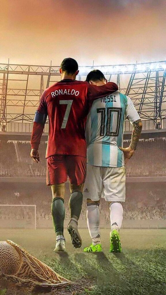 Ronaldo and Messi Wallpaper